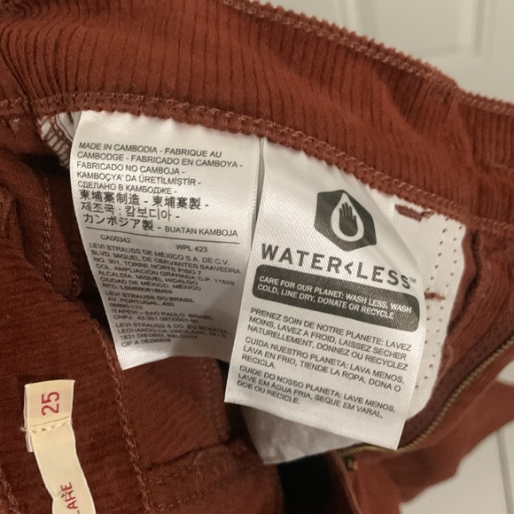 70s High rise flare corduroy. - Picture 8 of 9